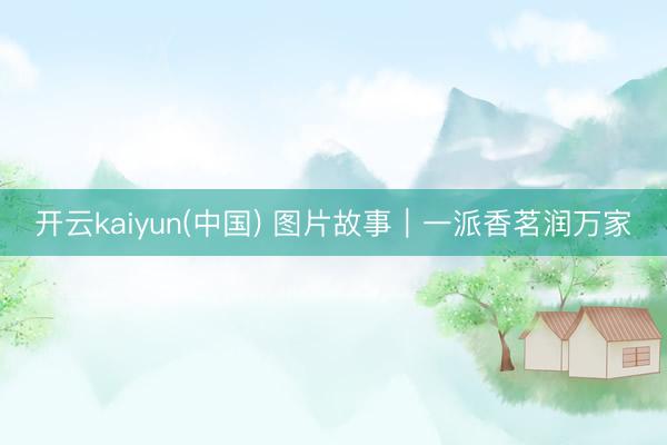 开云kaiyun(中国) 图片故事｜一派香茗润万家